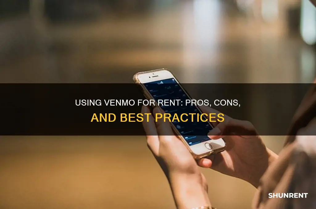 is it ok to use venmo for rent