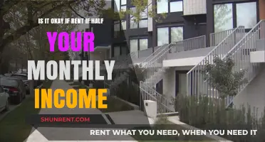 Is Renting Half Your Income Sustainable? Financial Insights & Tips