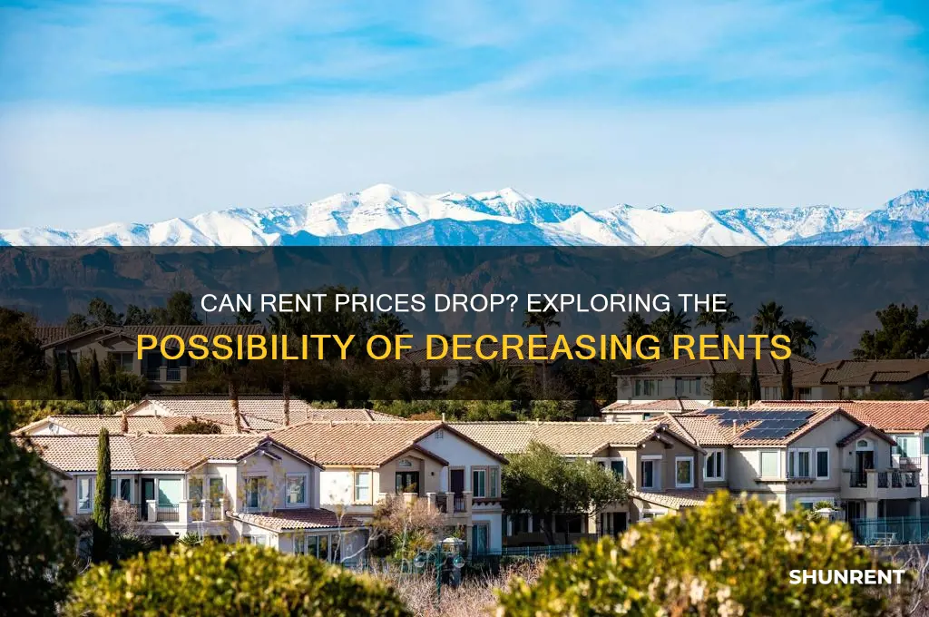 is it possible for rent to decrease