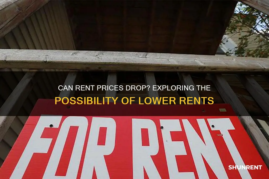 is it possible for rent to go down