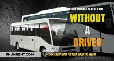 Renting a Bus Without a Driver: Is It a Viable Option?