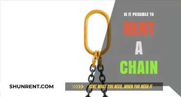 Can You Rent a Chain? Exploring Unconventional Rental Options