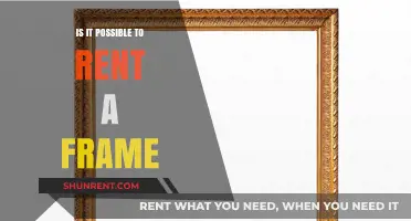 Renting Frames: A Creative Solution for Temporary Art Display Needs