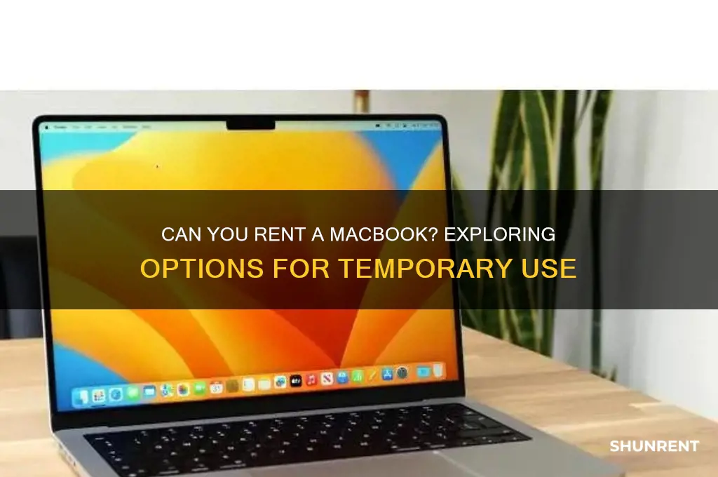is it possible to rent a macbook