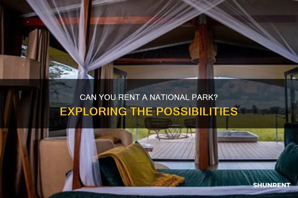 is it possible to rent a national park