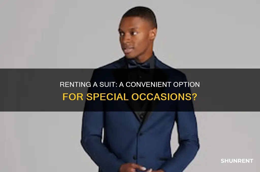 is it possible to rent a suit