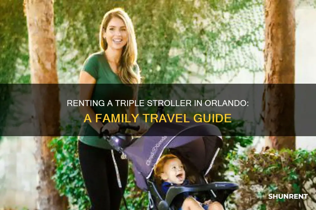 is it possible to rent a triple stroller in orlando