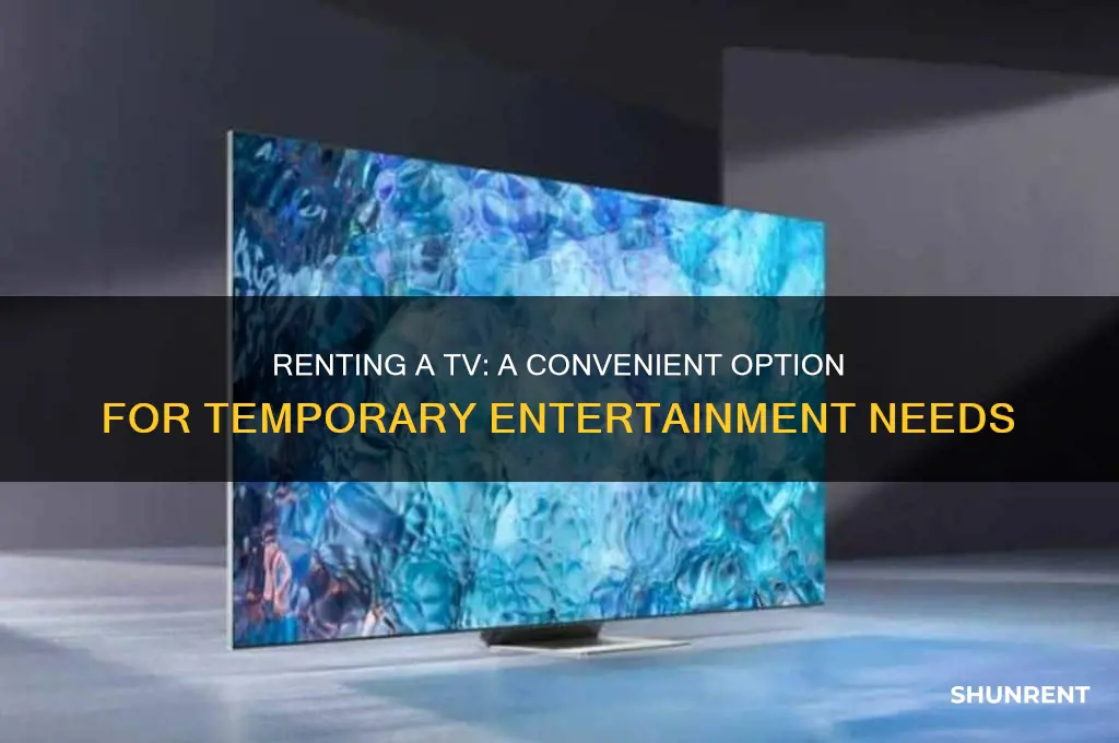 is it possible to rent a tv