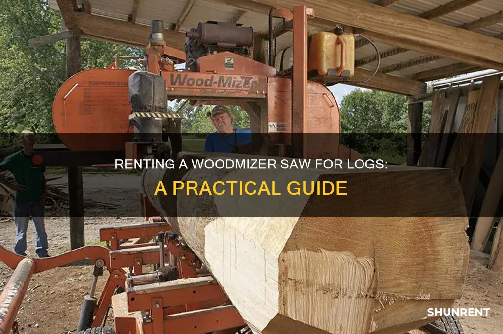 is it possible to rent a woodmizer saw for logs