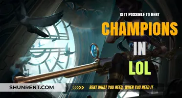 Can You Rent Champions in League of Legends? Exploring the Possibility