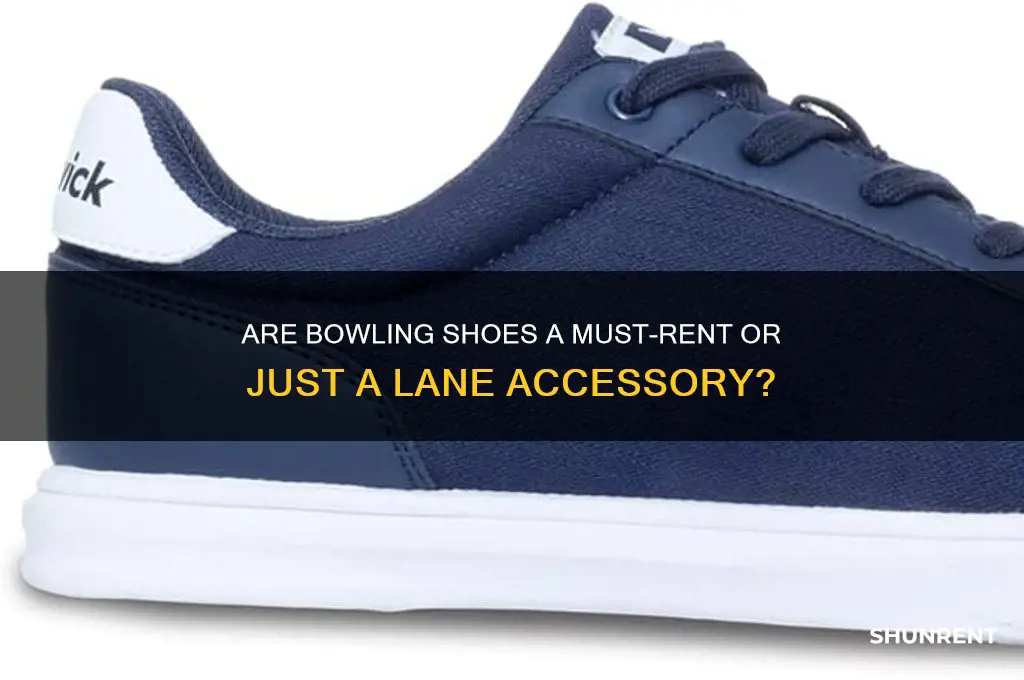 is it really necessary to rent bowling shoes