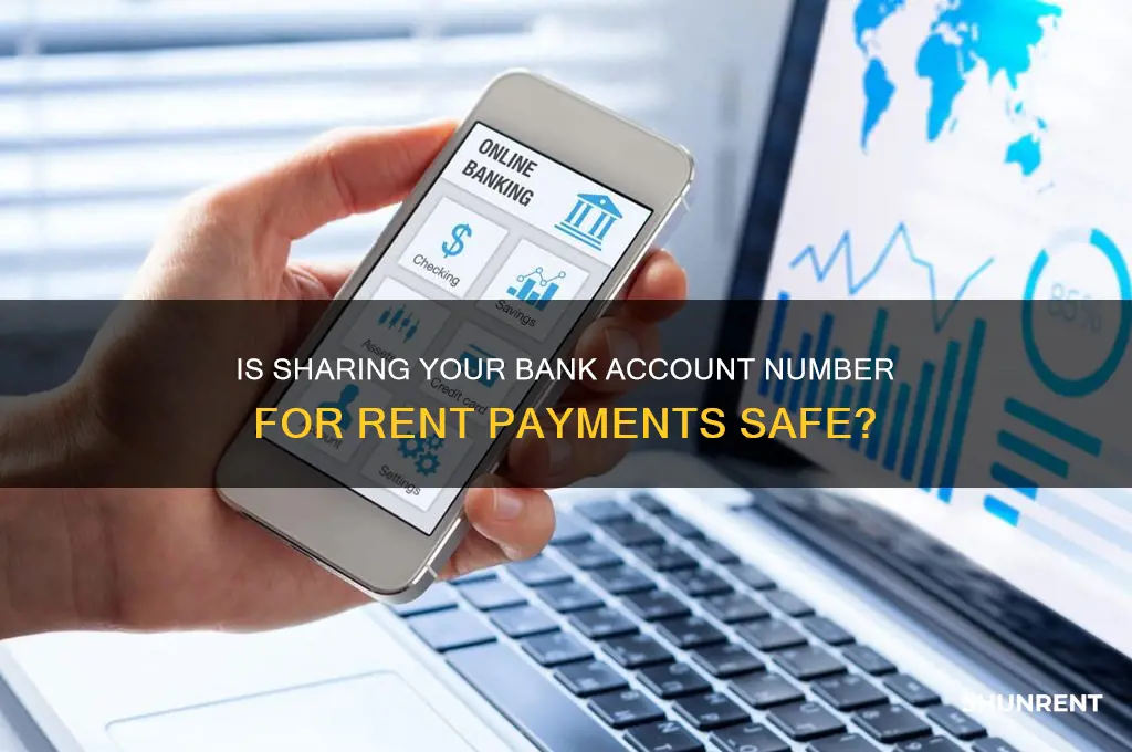 is it safe to give bank account number for rent
