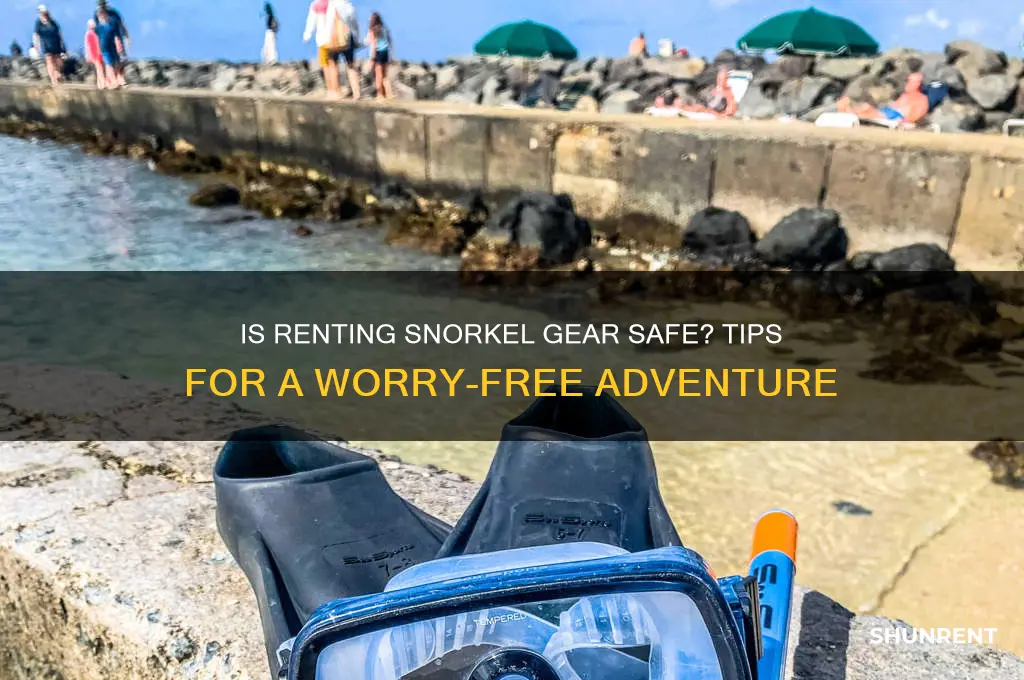 is it safe to use rent snorkel equipment