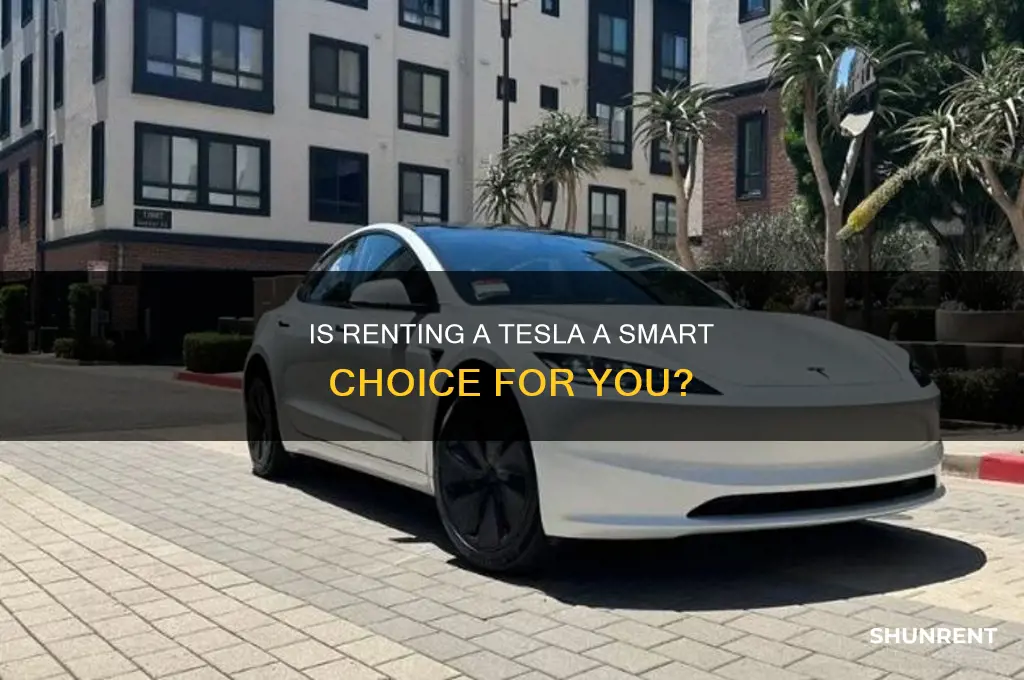 is it smart to rent a tesla