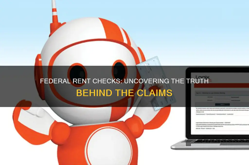 is it true about federal rent checks