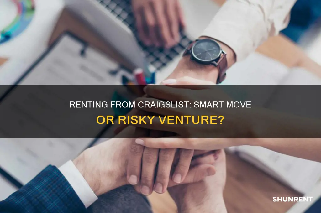 is it wise to rent from a craigslist ad