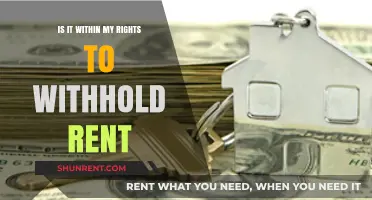 Withholding Rent: Understanding Your Legal Rights as a Tenant