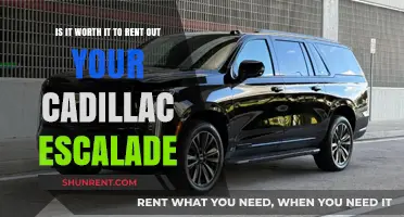 Renting Out Your Cadillac Escalade: Profitable Venture or Costly Mistake?