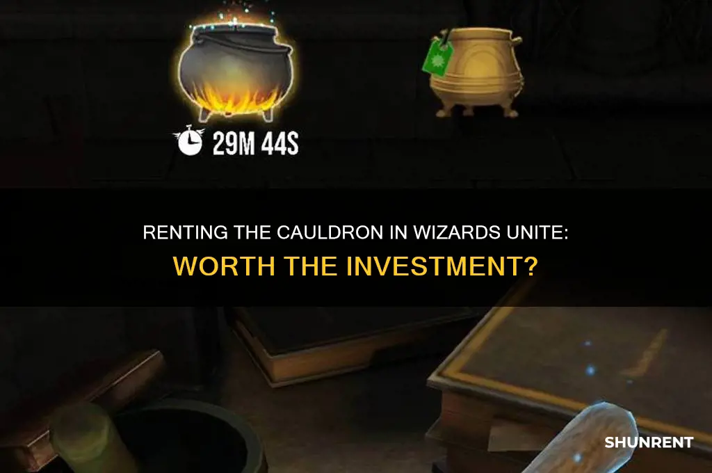 is it worth it to rent the cauldron wizards unite