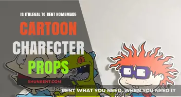 Renting Homemade Cartoon Character Props: Legal or Copyright Infringement?