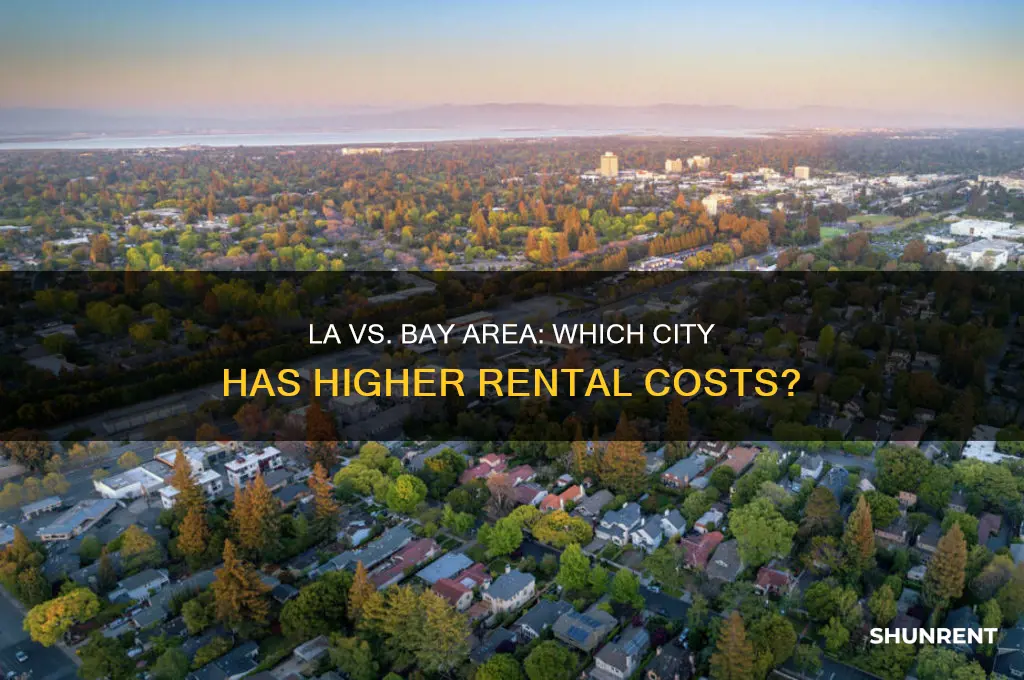 is la rent more than bay area rent