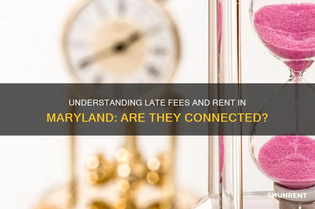 is late fee part of rent in maryland
