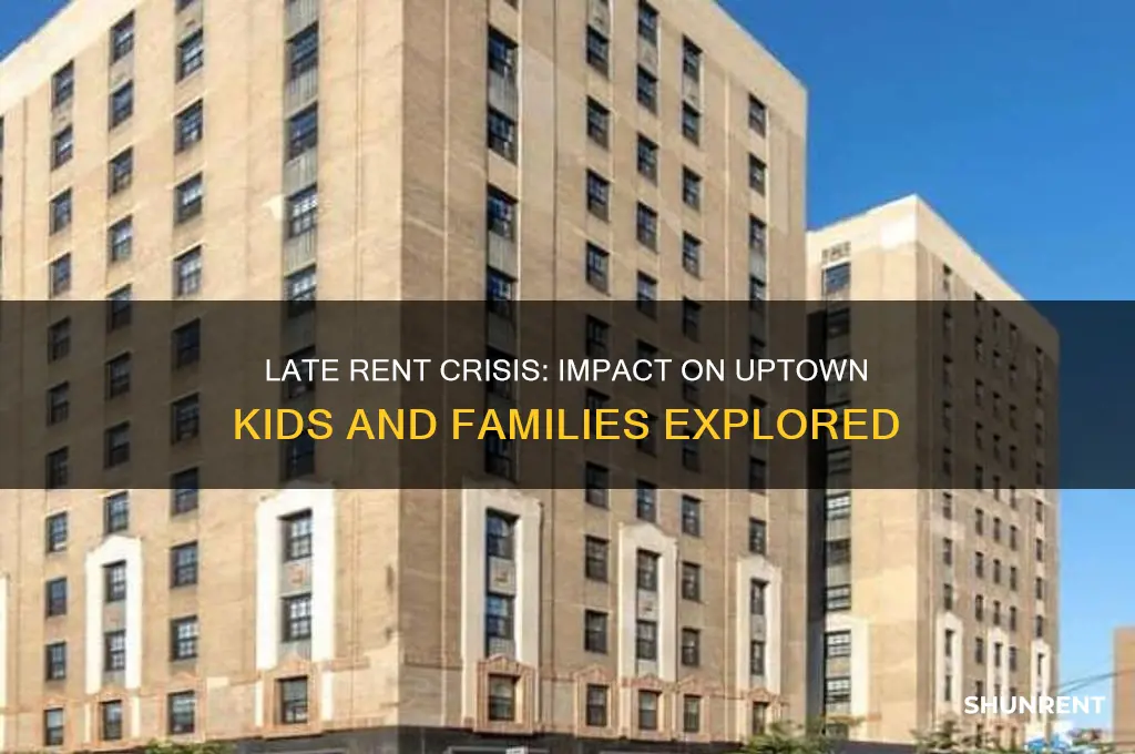 is late rent for kids uptown in