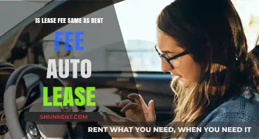 Lease Fee vs. Rent Fee: Understanding Auto Lease Differences