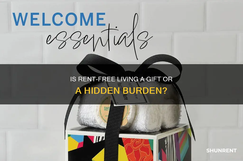 is letting someone live rent free a gift