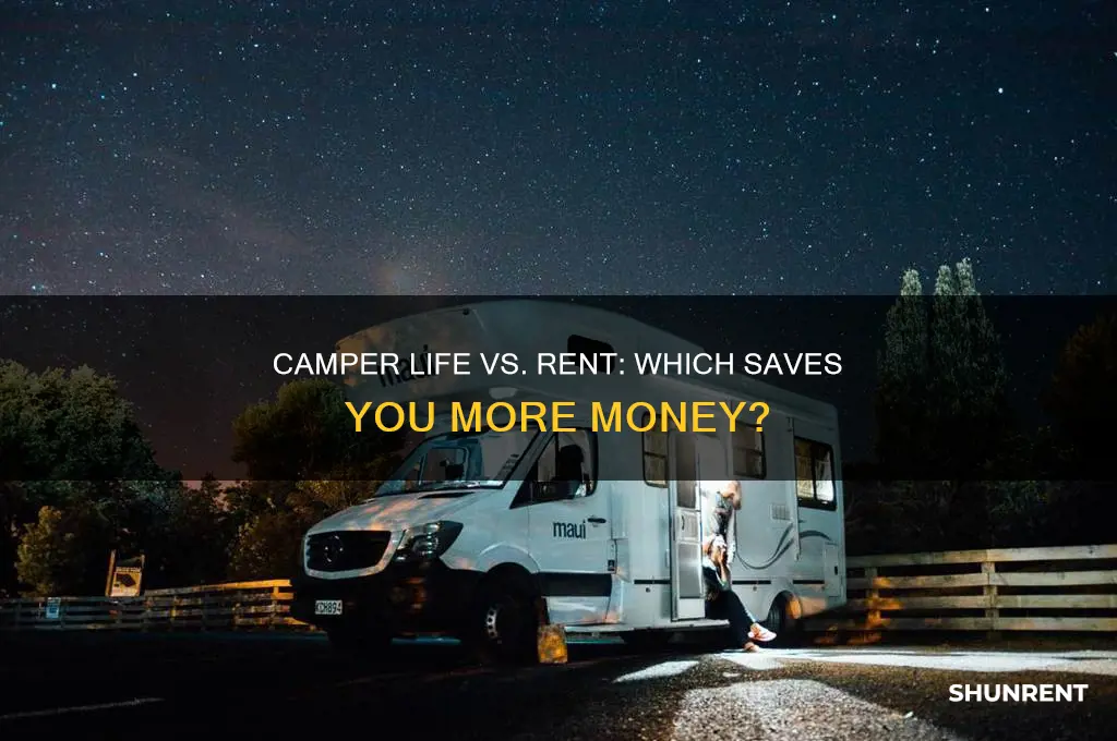 is living in a camper cheaper than rent