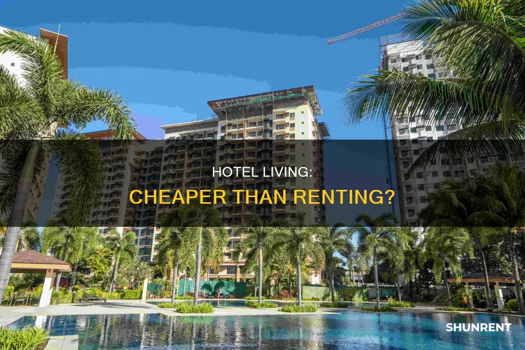 is living in a hotel cheaper than renting