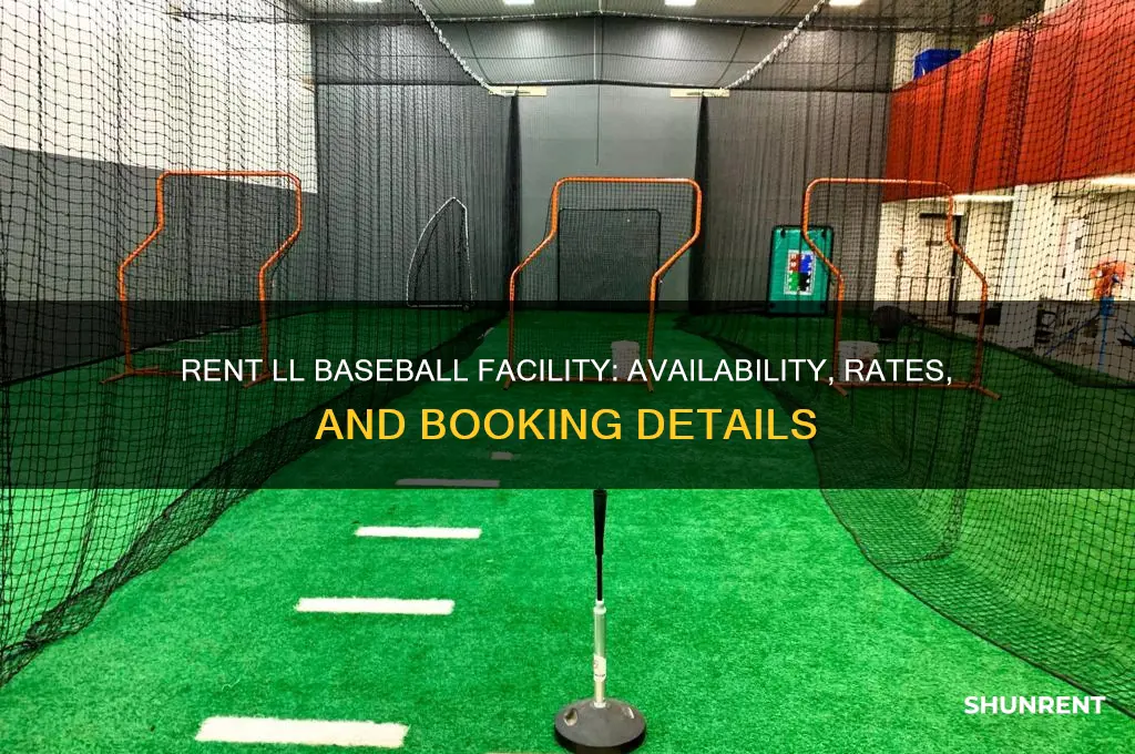 is ll baseball facility available to rent
