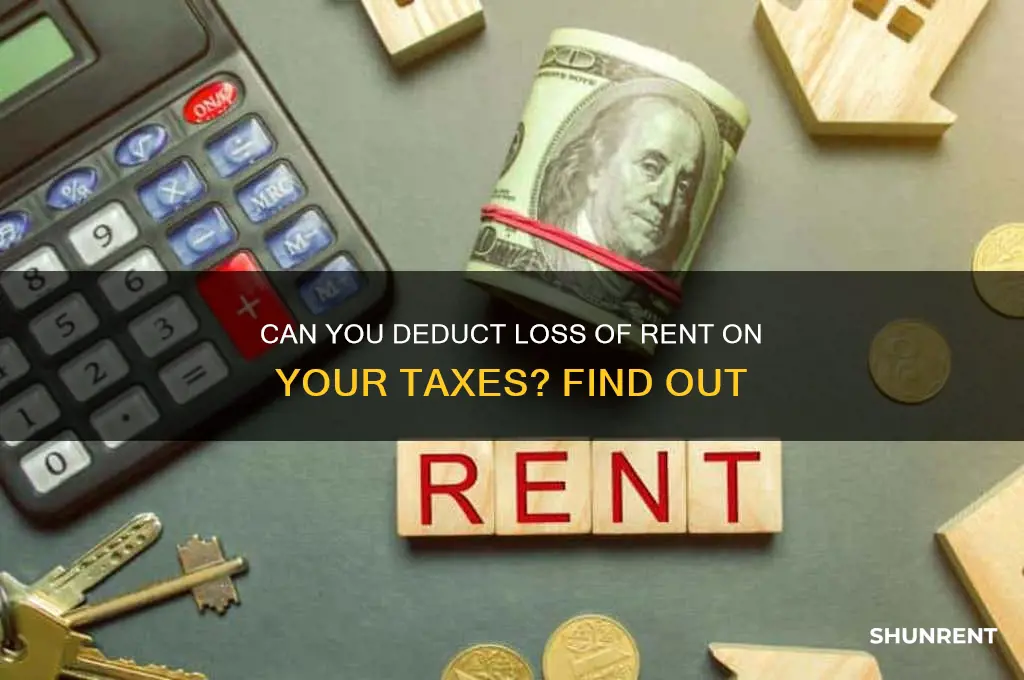 is loss of rent a tax deduction