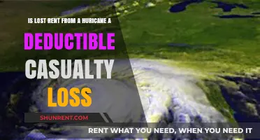 Hurricane Damage: Can Lost Rent Be Claimed as Casualty Loss?