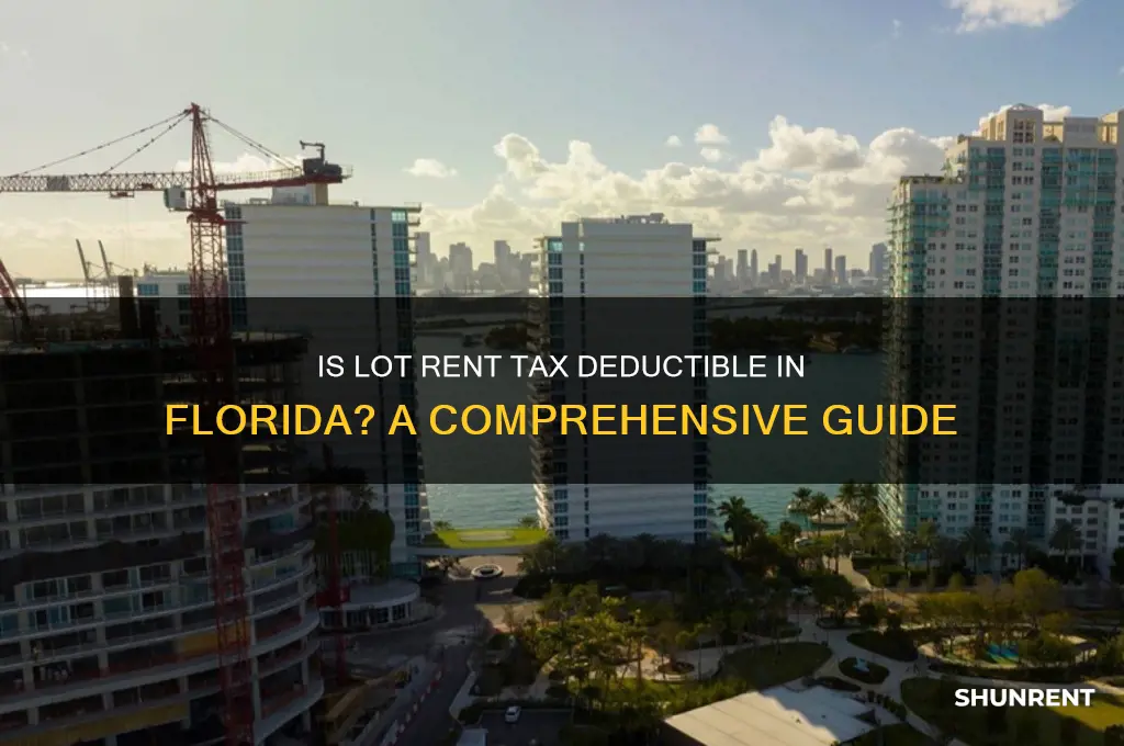 is lot rent tax deductible in florida