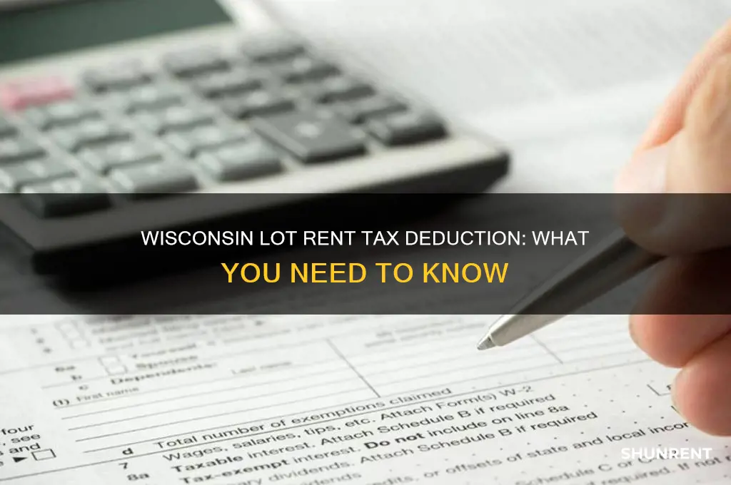 is lot rent tax deductible in wisconsin