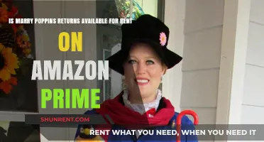 Is Mary Poppins Returns Rentable on Amazon Prime?
