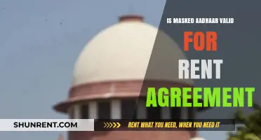 Is Masked Aadhaar Valid for Rent Agreements? Legal Insights