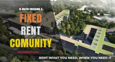 Is Matrix Crossing a Fixed-Rent Community? Exploring the Housing Model