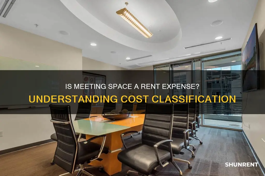 is meeting space considered a rent expense