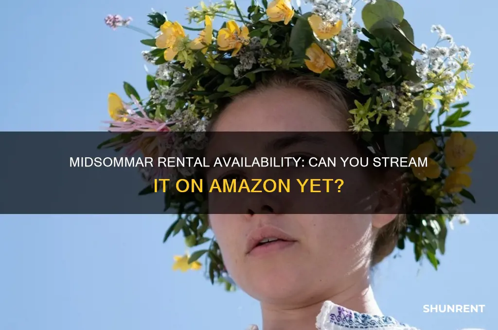 is midsommar out to rent yet amazon