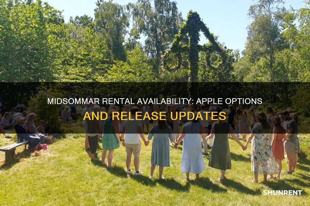 is midsommar out to rent yet apple