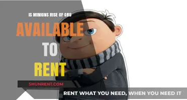 Is Minions: The Rise of Gru Available for Rent?