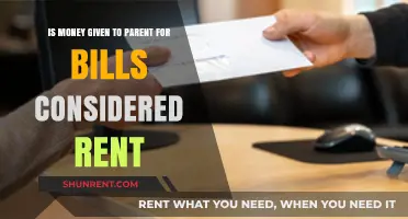 Is Financial Support for Bills Considered Rent? Legal Insights