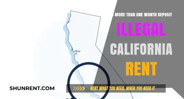 Is Charging More Than One Month's Rent Deposit Illegal in California?