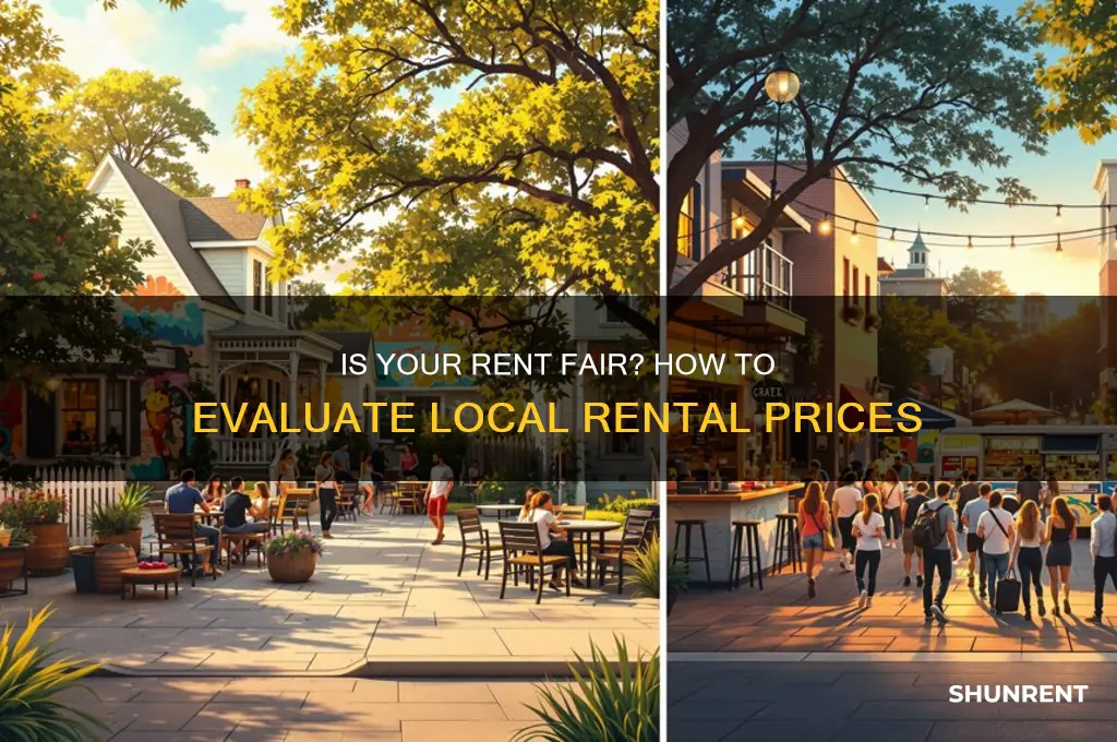 is my rent fair for my area