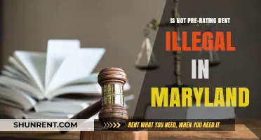 Is Pre-Rating Rent Illegal in Maryland? Understanding the Law
