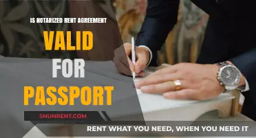 Is a Notarized Rent Agreement Valid for Passport Verification?