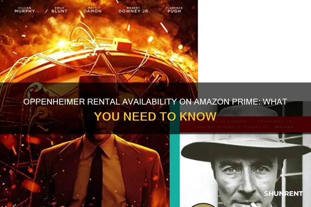 is oppenheimer available to rent on amazon prime