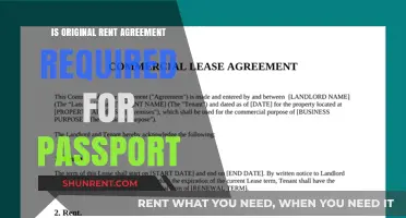 Original Rent Agreement for Passport: Requirement and Alternatives Explained